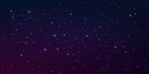 A high quality background galaxy illustration with stardust and bright shining stars illuminating the space.