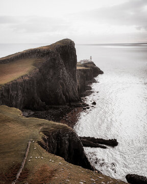 Neist point lighthouse scotland highlands isle of skye nature photography 