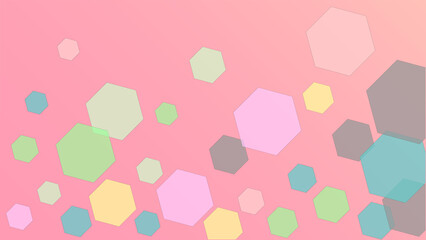 Abstract Picture. Gentle Rainbow Banner. Trendy