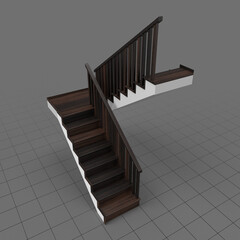 Half landing staircase