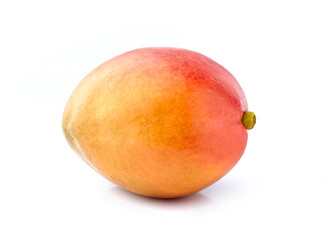 Mango fruit isolated on white background. Clipping Path.