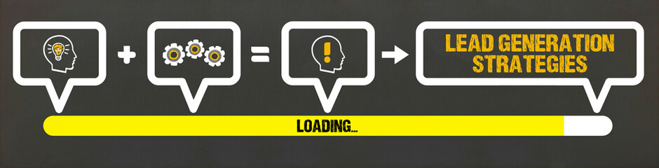 Fototapeta premium Lead Generation Strategies 