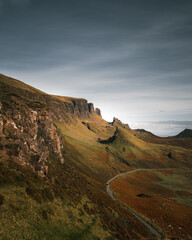 Scotland highland nature photography landscape rural countryside autumn orange mountains