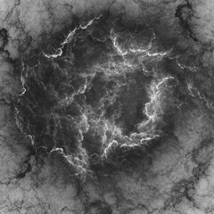 Abstract fractal illustration for creative design looks like planet atmosphere.