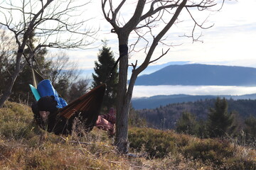 Hamak w górach © Monika