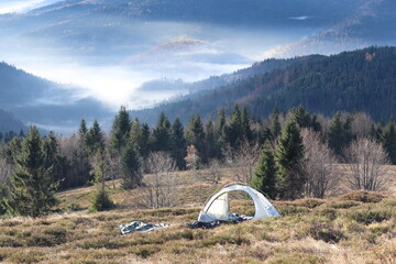 Namioty w górach