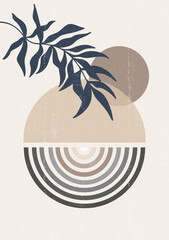 Abstract  Sun print boho minimalist printable wall art