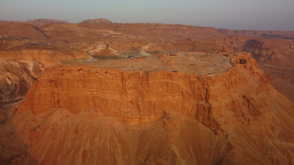 Dead sea and Masada, Israel landscapes 