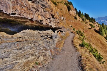 Sardona-Welterbe-Weg, Flumserberg, Schweiz