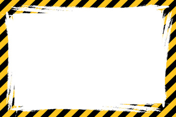 Caution tape border grunge design. Clipart image.