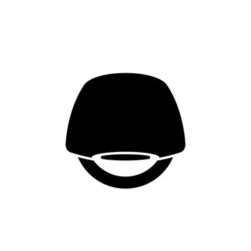 recommend clip art: Electric unicycle silhouette icon. Clipart image isolated on white background.