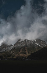 mount hood in the clouds