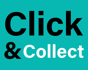 Grab and Go text banner. Clipart image