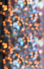 abstract festive background with bokeh