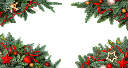 Christmas tree and decor