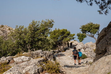 Obraz premium camino del Archiduque, - Camí de S'Arxiduc -, Valldemossa, Mallorca, Balearic Islands, Spain