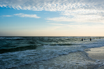 Obraz premium sunset on the beach