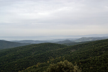 Panorama dall Foresta Fioentini
