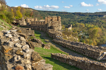 Fototapeta na wymiar Ruins of stronghold Tsarevets, Veliko Tarnovo, Bulgaria