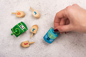 Jewish holiday Hanukkah background