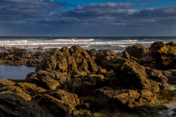 Rocks and sea