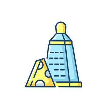cheese grater and cheese wedge clip art preview