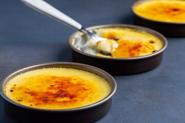 Crème brulée maison