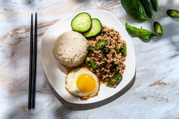 Stirfried Thai Basil Pork