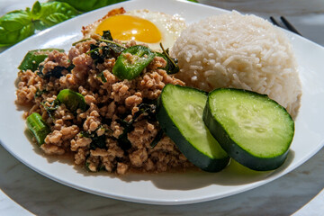 Stirfried Thai Basil Pork