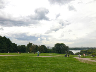 Fototapeta na wymiar view of Kolomenskoye park in Moscow, Russia