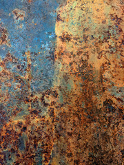 Heavy Rust on Metal Background