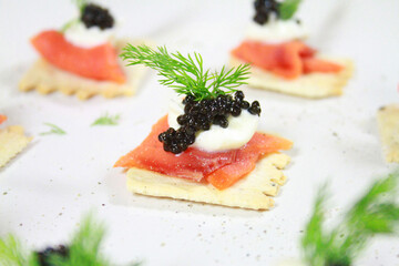 Smoked Salmon and Caviar