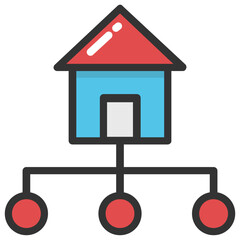 
A housing project by construction company, same layout 
