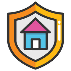 
The property insurance, protection concept
