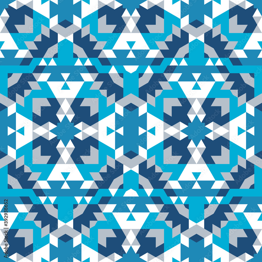 Poster abstract seamless pattern with texture of triangles. strict geometric structure of the picture.
