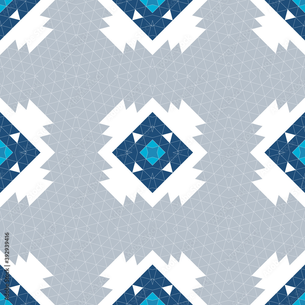 Poster abstract seamless pattern with texture of triangles. strict geometric structure of the picture.