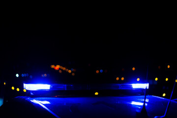 Police monitoring the alarm status by Covid19