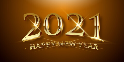 The new year 2020 text effect or text style editable design