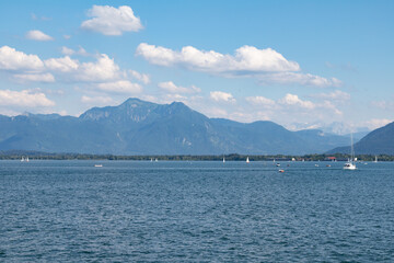 Chiemsee lake in Bavaria, Germany