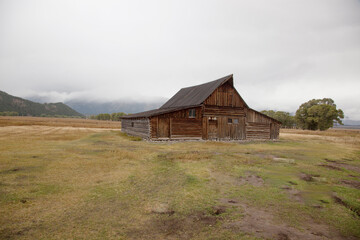 Wooden Barn in the Tetons