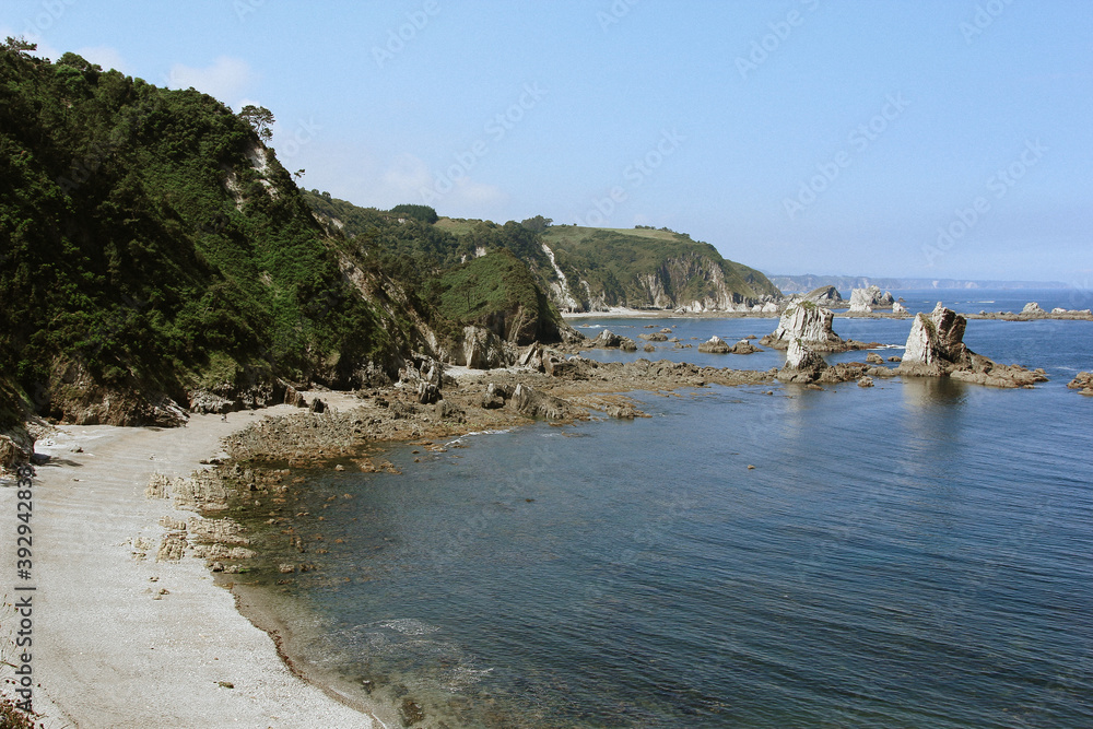 Wall mural beach and sea