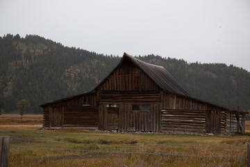 Wooden Barn in the Tetons