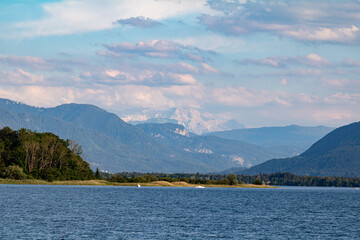 Chiemsee lake in Bavaria, Germany