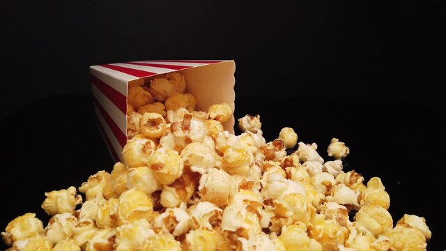 Fresh Popcorn - close up shot - food photography