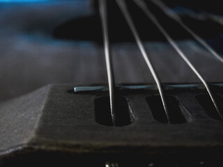 acoustic guitar close up