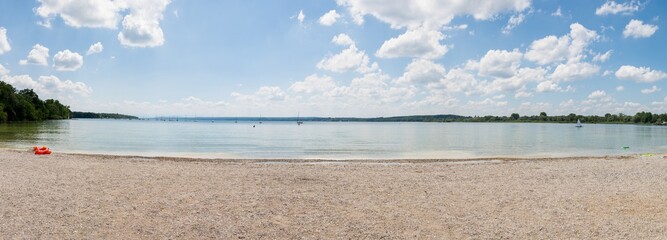 The Ammersee in Bavaria, Germany