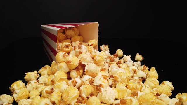 Fresh Popcorn - close up shot - food photography