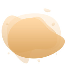 Abstract graphic element in modern style. Banners with flowing liquid shapes.