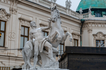 Obraz premium Vienna architecture in winter