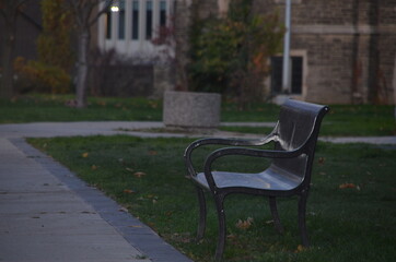 Fototapeta na wymiar Sunset at McMaster University - Hamilton, ON 